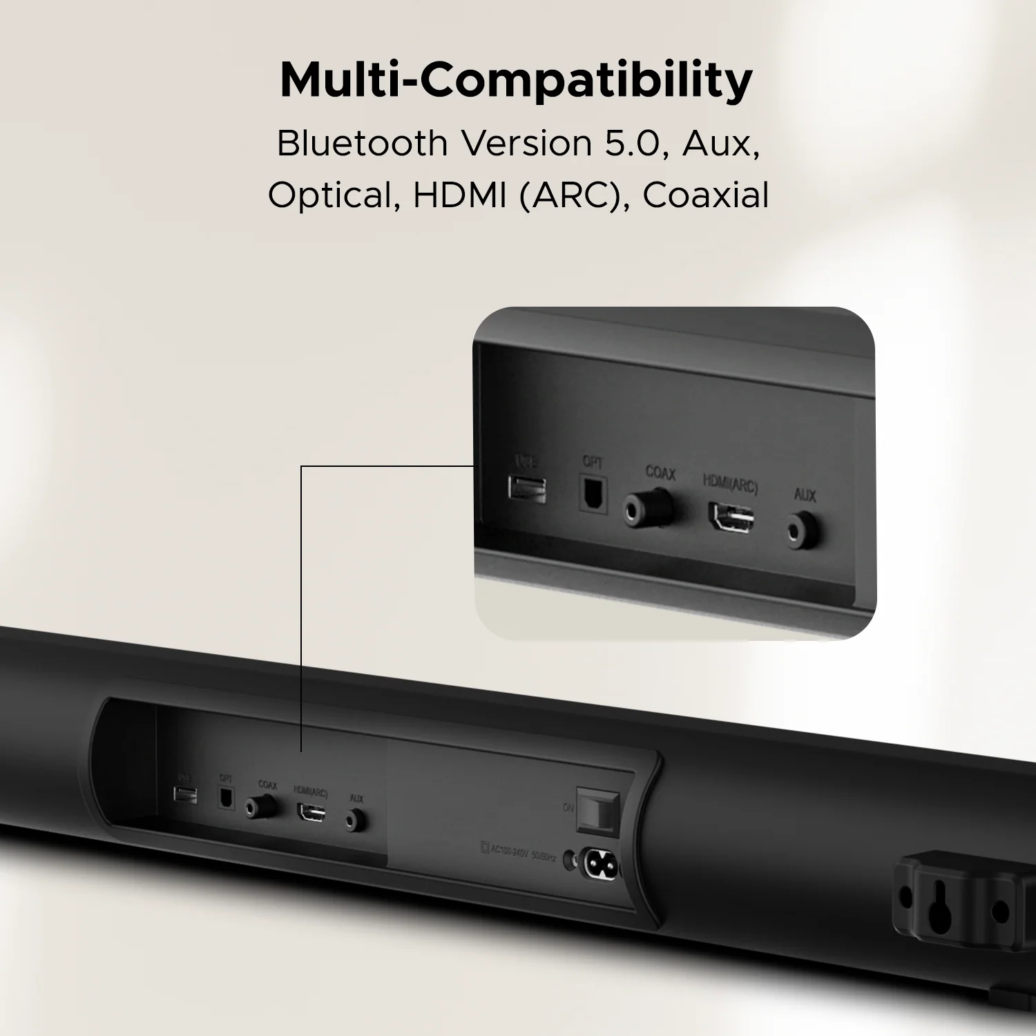 boAt Aavante Bar 1850D | Soundbar with 220W RMS boAt Signature Sound, Multiple EQ Modes, BT v5.0 - Image 4