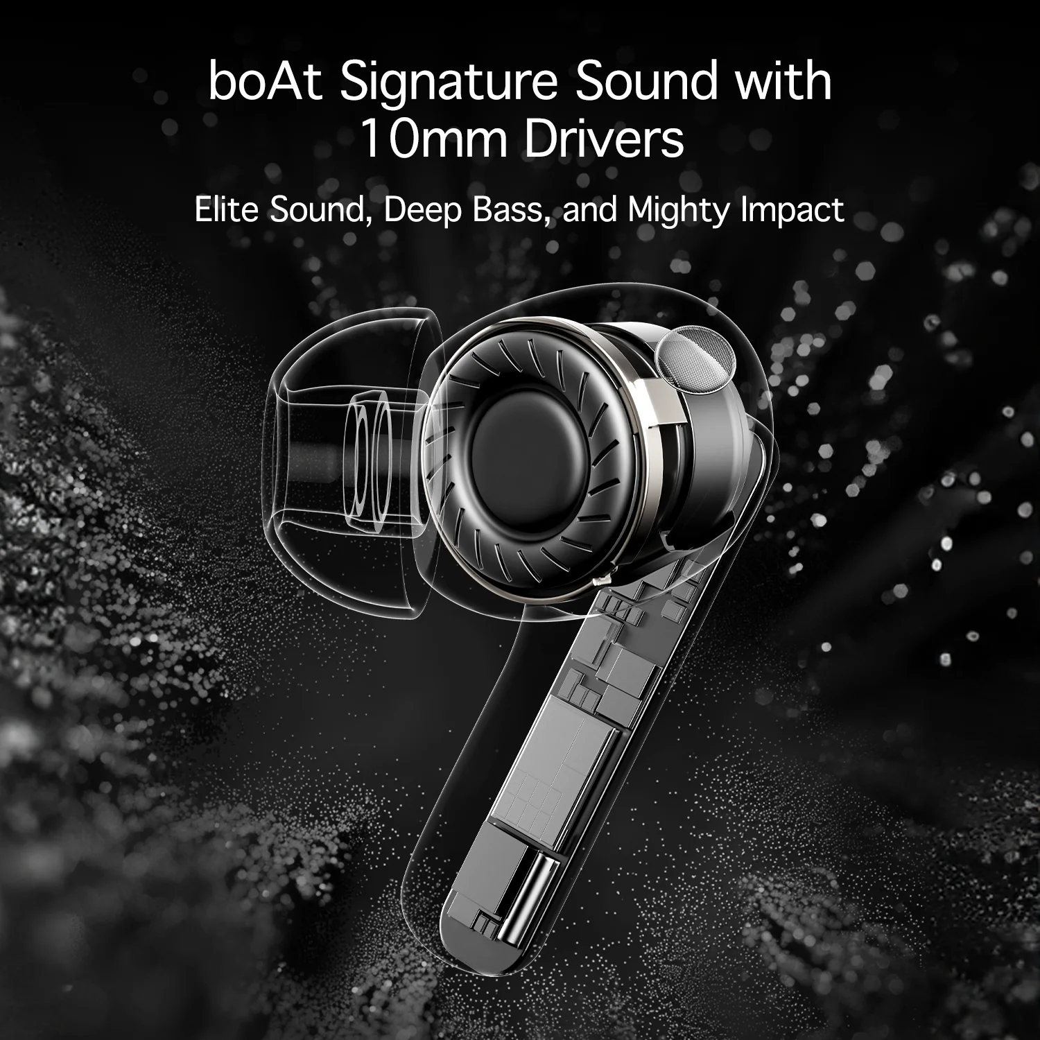 boAt Airdopes 181 Pro | Wireless Earbuds with 100 Hours Playback, Quad Mics with ENx™, BEAST™ Mode, ASAP™ Charge - Image 26