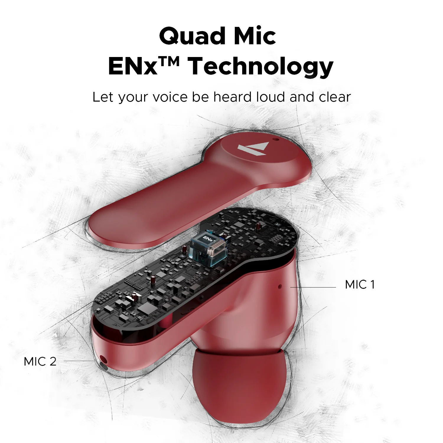 boAt Airdopes Fuel | Premium Wireless Earbuds with 10mm Drivers, 50 Hours Long Playback, BEAST™ Mode, ENx™ Technology - Image 6