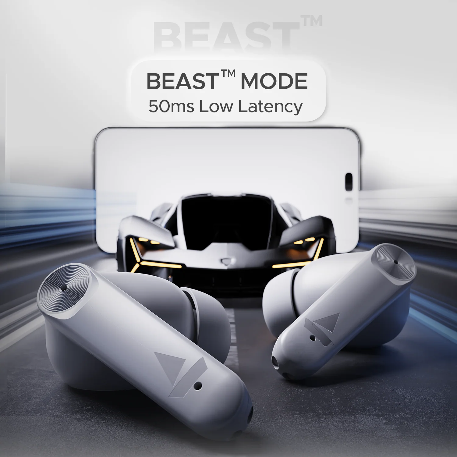 boAt Airdopes Kick | Wireless Earbuds with 75 Hours Long Playback, 13mm Drivers, BEAST™ Mode, Quad Mics With ENx™ Technology - Image 15