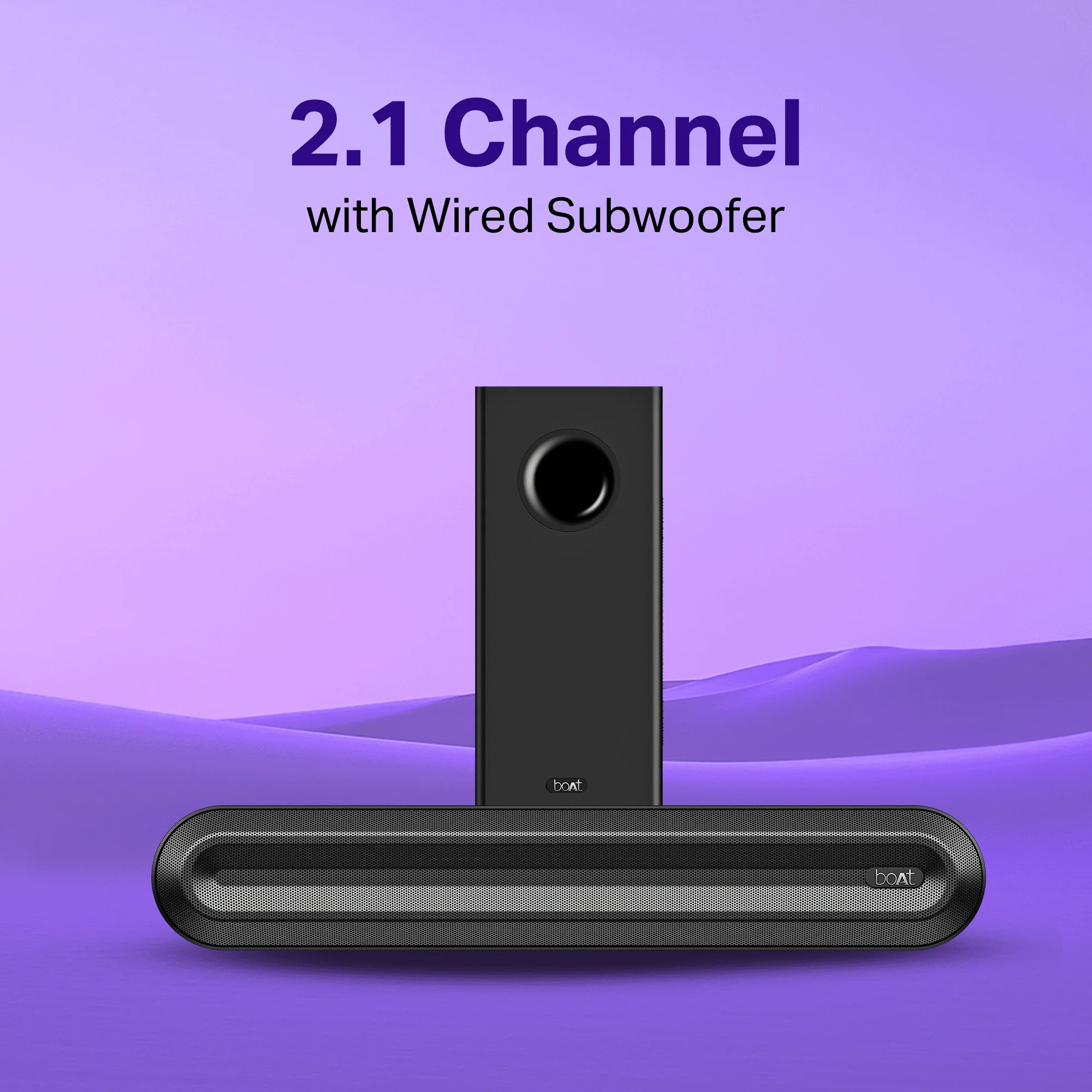 boAt Aavante 2.1 300 | Soundbar with 40W RMS, Wired Subwoofer & Multi-Connectivity - Image 3