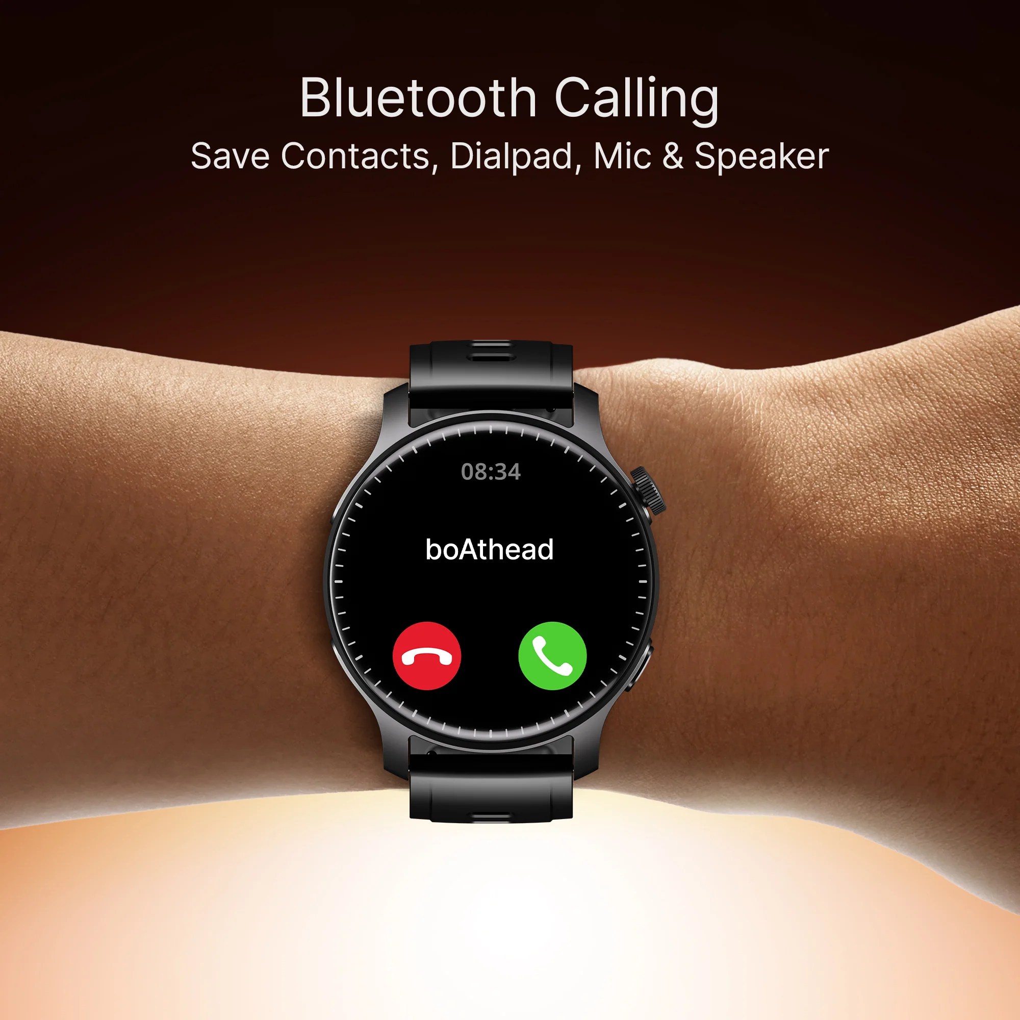 boAt Ultima Prime | Smartwatch with 1.43" AMOLED Display, Cloud Watch Faces, Emergency SOS, BT Calling, Functional Crown - Image 16