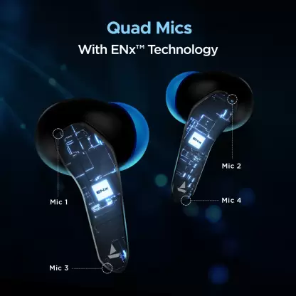 boAt Immortal 128 | Gaming Earbuds with Super Low Latency, RGB Lights, BEAST™️ Mode, 40 Hours Playback, ENx™ Technology - Image 4