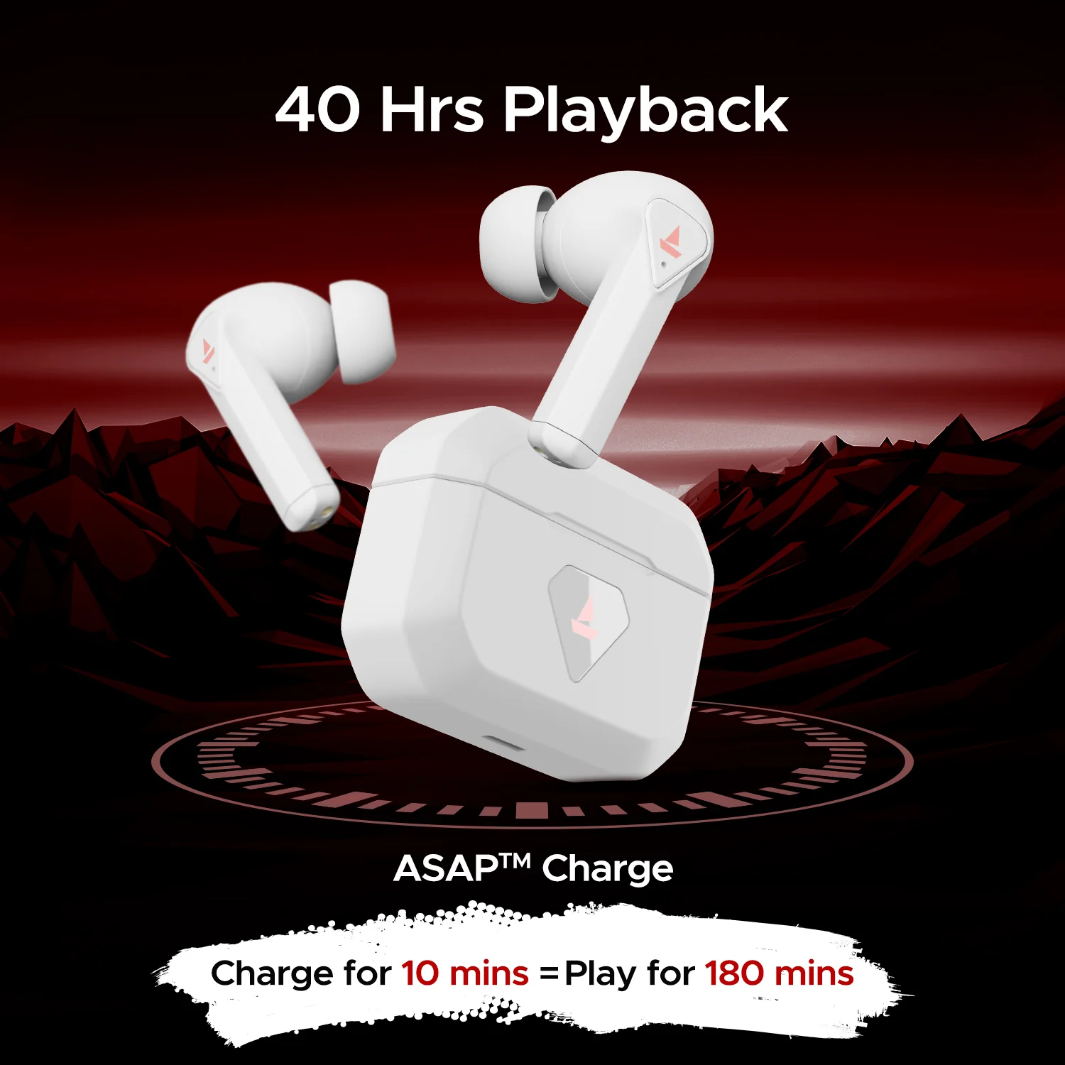 boAt Immortal 150 | Wireless Earbuds with BEAST™ Mode, 40 Hours Playback, ASAP™ Charge, LED Lights - Image 8