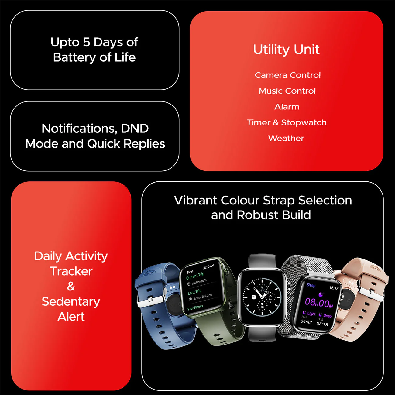 boAt Storm Call 3 | Smartwatch with built-in Map Navigation, 1.83" HD Display, BT Calling, 700+ Activity Modes, SOS Feature - Image 34