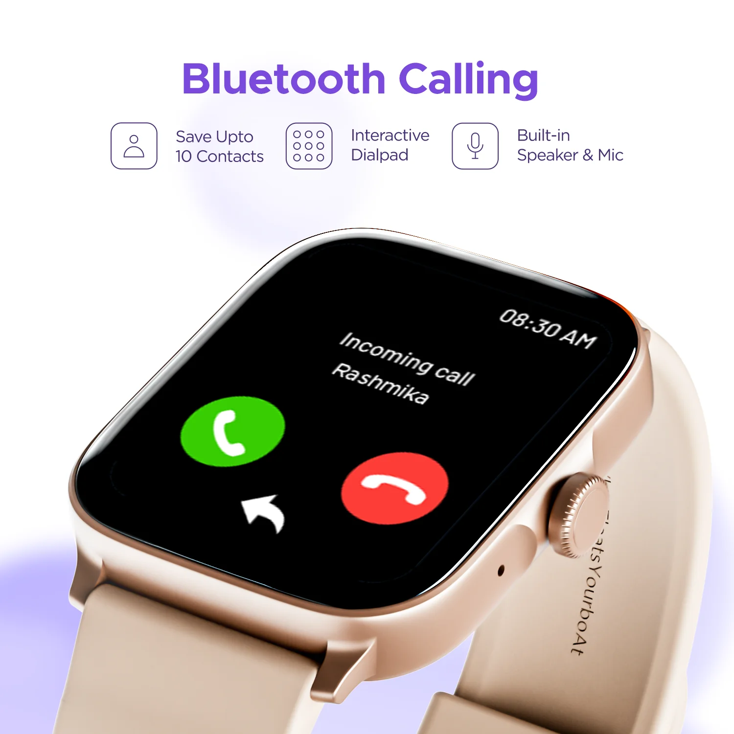 boAt Ultima Connect | BT Calling Smartwatch with 700 Nits Brightness, 1.83” (4.64cm) HD display, Watch Face Studio, SpO2 Monitor, Heart Rate Monitor - Image 9