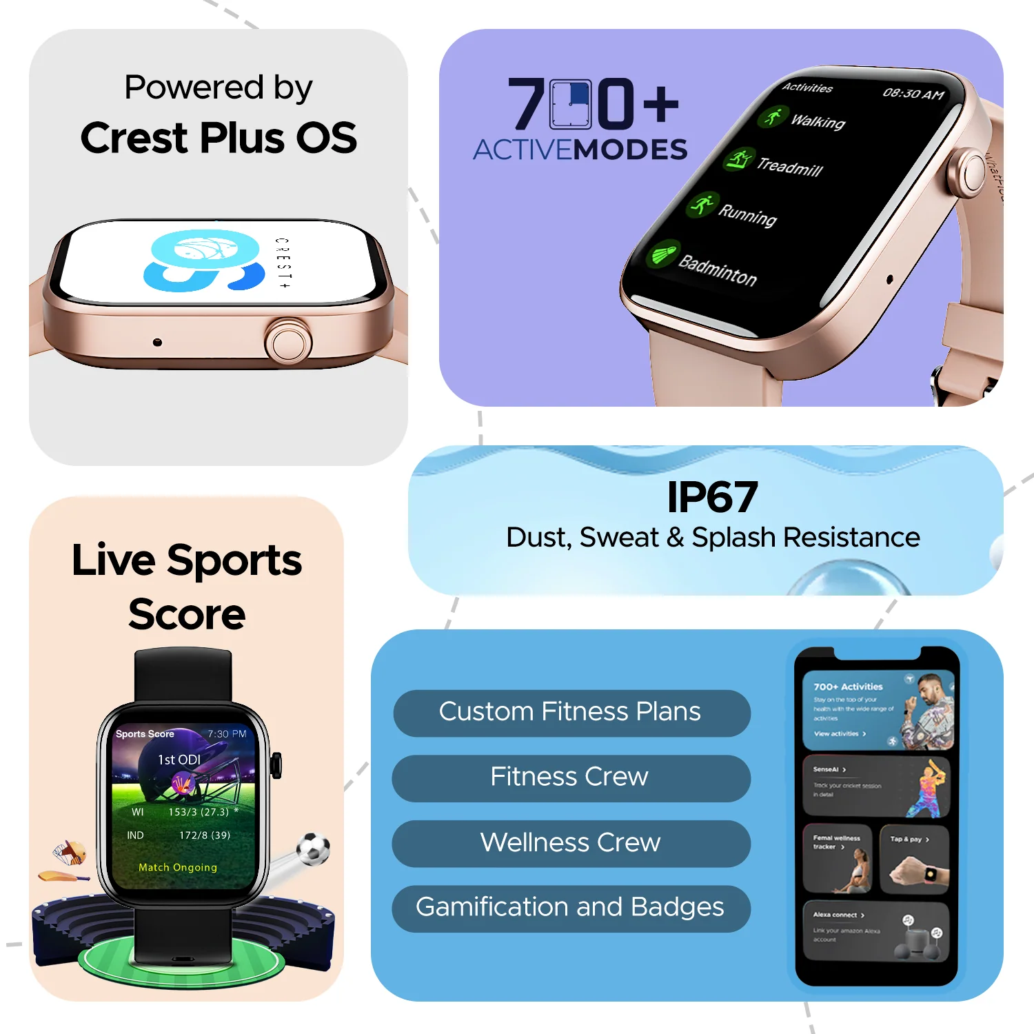 boAt Wave Call 2 | Smartwatch with Bluetooth Calling, 1.83" (4.64cm) HD Display, 700+ Active Modes, 1000+ Watch Faces, Crest OS+ - Image 25