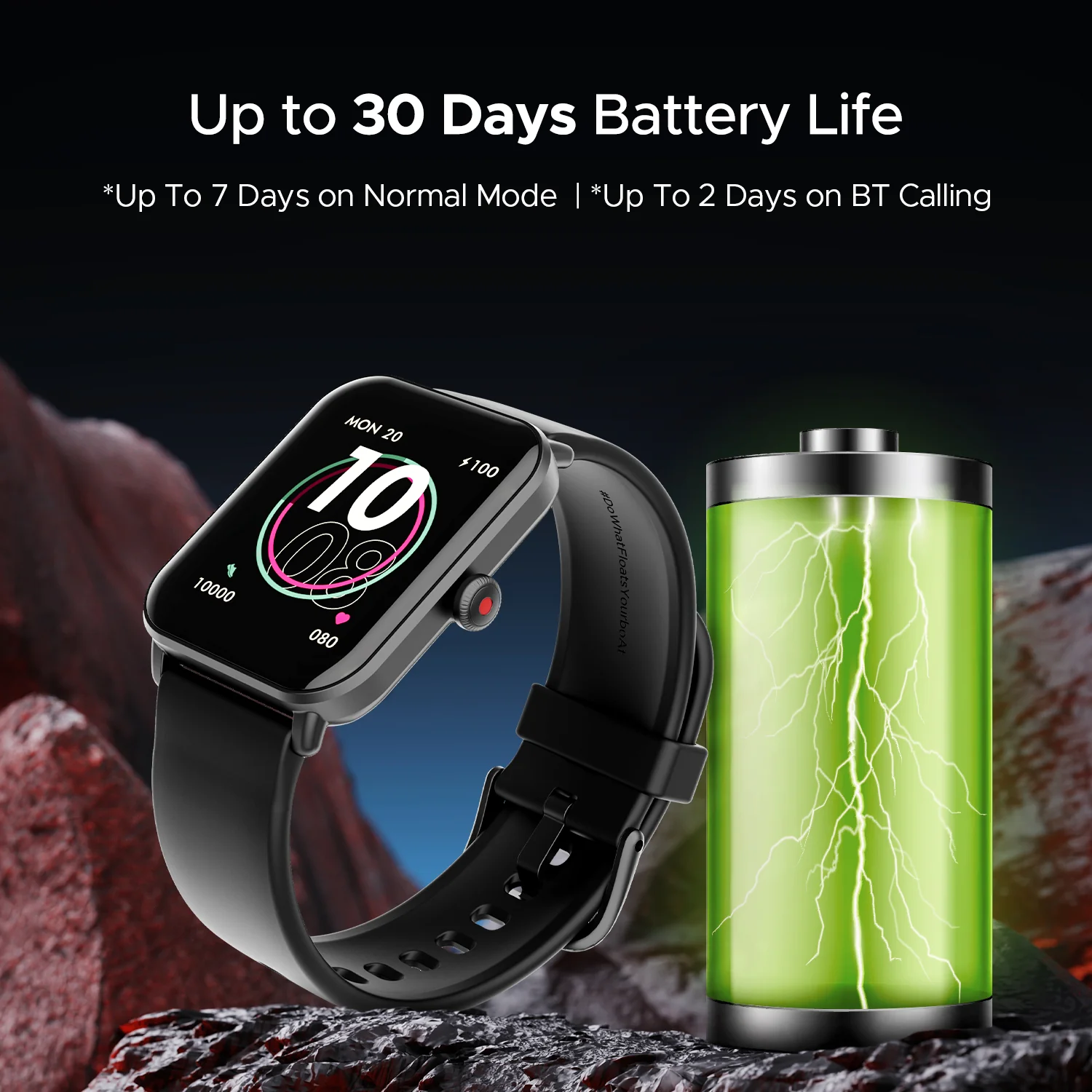 boAt Wave Fury | Bluetooth Calling Smartwatch with 1.83" (4.64cm) HD display, 30 days Battery, Heart Rate & SpO2 monitoring - Image 13