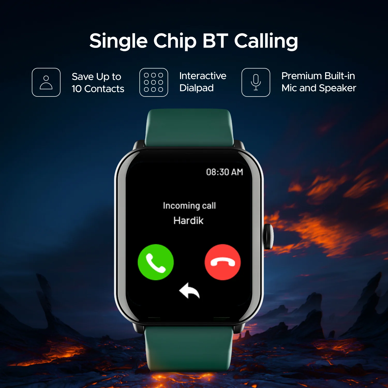 boAt Wave Fury | Bluetooth Calling Smartwatch with 1.83" (4.64cm) HD display, 30 days Battery, Heart Rate & SpO2 monitoring - Image 6